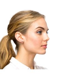 Lulu Frost | Multicolor Code 18kt "love" Stud | Lyst