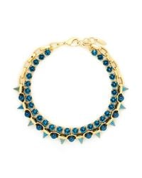 Joomi Lim | Blue 'dynamic Duo' Spike Sphere Necklace | Lyst