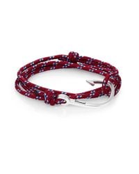 Miansai | Purple Hook Rope Wrap Bracelet | Lyst