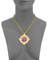 Stephanie Kantis | Metallic Ventana Light Amethyst Pendant | Lyst