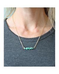 Spectrum | Blue Turquoise Bar Necklace | Lyst