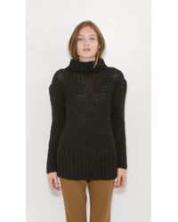 MM6 by Maison Martin Margiela | Black Hand Made Sweater | Lyst