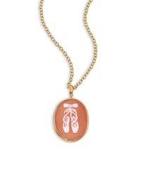Ippolita | Metallic Shell Cameo, Clear Quartz & 18k Gold Oval Ballerina Charm | Lyst