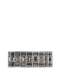 Philippe Audibert | Metallic Engraved Rhinestone Elasticated Bracelet | Lyst