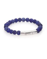 Tateossian | Blue Scoubidou Bracelet for Men | Lyst