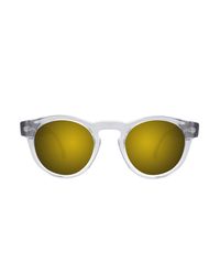 Illesteva - Black Leonard Clear Tortoise With Gold - Lyst