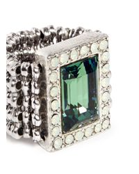 Philippe Audibert | Metallic Elea Rectangular Erinite Stone Ring | Lyst