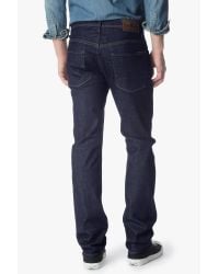 7 For All Mankind - Blue The Straight With Split Seam Pocket for Men - Lyst