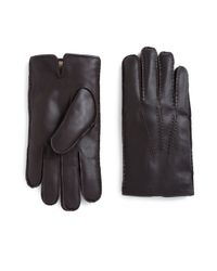 Polo Ralph Lauren | Brown Classic Cashmere-lined Leather Gloves for Men | Lyst
