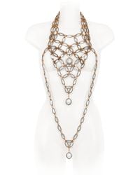 Lucia Odescalchi | Metallic Hag Chain Necklace | Lyst