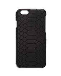 Gigi New York | Black Python-embossed Leather Iphone 6 Case | Lyst