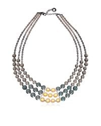 Antica Murrina - Gray Atelier Nuance - Grey & Amber Murano Glass Choker - Lyst