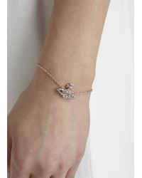 Vivienne Westwood Pink Rose Gold Tone Swarovski Bracelet