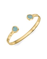 Monica Vinader | Blue Atlantis Thin Cuff | Lyst
