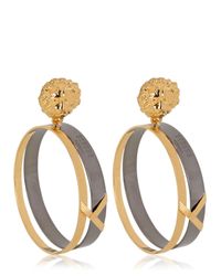 Versus | Metallic Metal Lion Earrings | Lyst