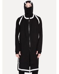 Boris Bidjan Saberi 11 - Black Taped Hooded Trench Coat for Men - Lyst