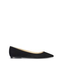Ralph Lauren | Black Rina Suede Flat | Lyst