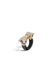 John Hardy | Multicolor Macan Double Head Ring With Black Onyx And Diamonds | Lyst