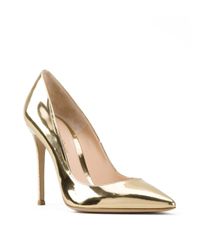Gianvito Rossi | Metallic Gold Pumps | Lyst