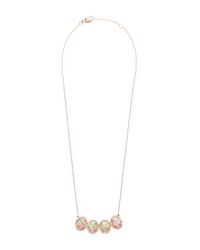 Shawn Ames | Pink "Ophelia" White Jelly Opals And Diamond Necklace | Lyst