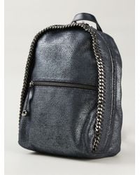 Stella McCartney | Blue 'Falabella' Backpack | Lyst