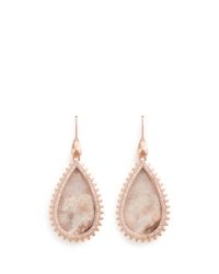 Eddie Borgo | Metallic Crystal Pavé Agate Spike Drop Earrings | Lyst
