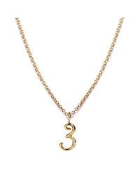Lulu Frost - Metallic Code Number 18kt #3 Necklace - Lyst