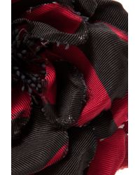 Alessandra Rich | Multicolor Silk Flower Pin | Lyst