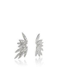 AS29 | Metallic Bamboo Full Stud Earrings | Lyst