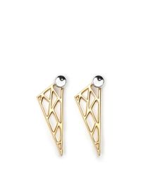 Joomi Lim | Metallic 'vertigo' Geometric Metal Fretwork Earrings | Lyst