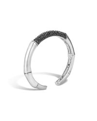 John Hardy | Black Bamboo Kick Cuff | Lyst
