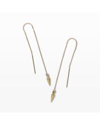 Club Monaco | Metallic Bing Bang Threader Earrings | Lyst