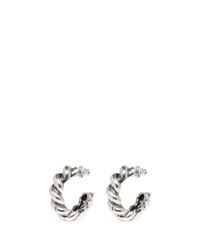 Philippe Audibert | Metallic 'torsade' Hoop Earrings | Lyst