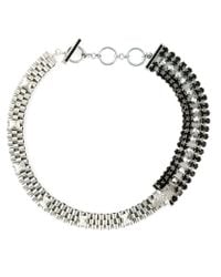 Iosselliani | Metallic 'Metal Instinct' Cheetah Necklace | Lyst