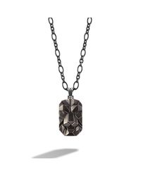 John Hardy | Black Lion Head Pendant On Chain Necklace for Men | Lyst