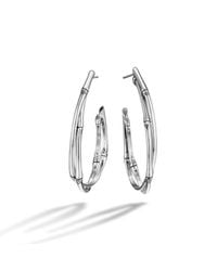 John Hardy | Metallic Large Hoop Earring | Lyst