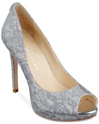 Ivanka trump Maggie 2 Platform Evening Pumps in Metallic | Lyst Ivanka Trump. Women's Metallic Maggie 2 Platform Evening Pumps
