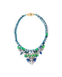 Shourouk | Blue Theresa Necklace | Lyst