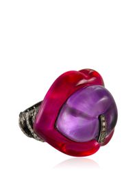 Lydia Courteille | Purple Erotic Ring | Lyst