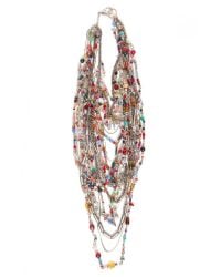 Subversive Jewelry | Multicolor Russian Multistrand Necklace | Lyst