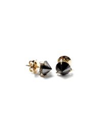 Ara Vartanian | Inverted Black Diamond Earrings | Lyst
