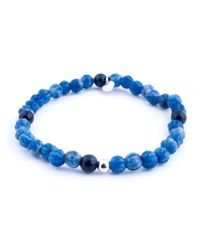 Tateossian - Blue Sodalitespacer Smallbead Bracelet - Lyst