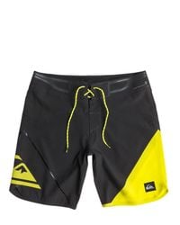 Quiksilver | Yellow 19" Ag47 New Wave Bonded Boardshorts for Men | Lyst