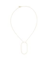 Maria Black | Metallic Large Ovate Necklace | Lyst