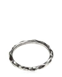 Emanuele Bicocchi | Metallic Hammered Silver Ring for Men | Lyst