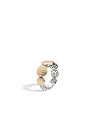 John Hardy | Metallic Dot Round Disc Ring | Lyst