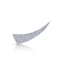 Anne Sisteron - 14kt White Gold Diamond Horn Ear Cuff - Lyst