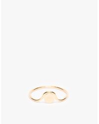 Young Frankk | Metallic Disc Ring | Lyst