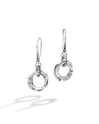 John Hardy | Metallic Drop Earring | Lyst