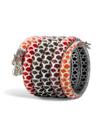 John Hardy | Red Legends Naga Multi-row Bracelet | Lyst